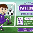 Soccer Birthday Invitations - Printable